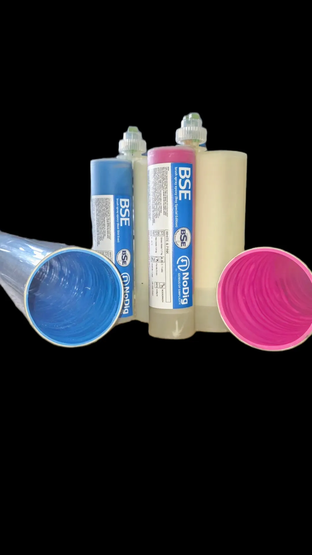 BSE two colours – visual layer control of epoxy coating